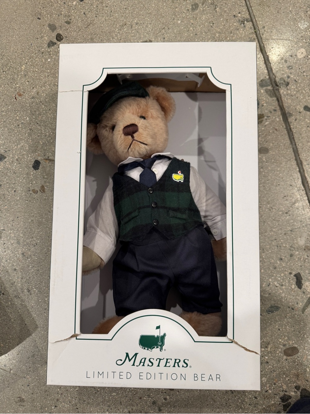 Official Masters Limited Edition Teddy Bear 2021. Rare. 84/150